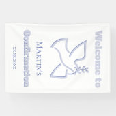 Confirmation boy welcome 横断幕 (横)