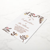 Confirmation Foil Invitation 箔招待状 (回転した状態)