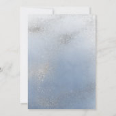 Confirmation gray blue marble 招待状 (裏面)