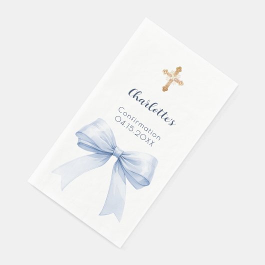Confirmation light blue bow cross (コーナー)