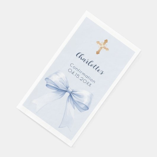 Confirmation light blue bow cross (コーナー)