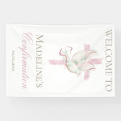 Confirmation pink cross 横断幕 (横)