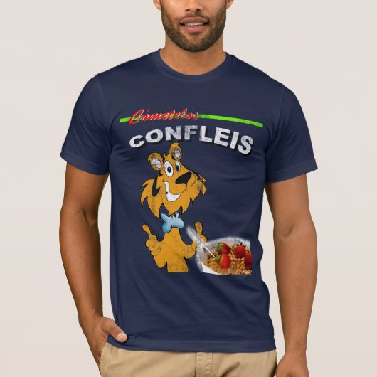 Confleisの動揺して一見 Tシャツ (正面)