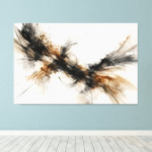 Confluence in Umber キャンバスプリント (インサイチュ (ウッドフロア))