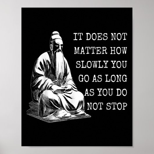 Confucius Motivational Quotes About Life  ポスター (正面)