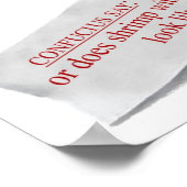 Confucius Say Fortune Cookie poster ポスター (角)