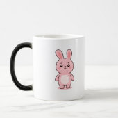 Confused Bunny Minimal Kawaii Style モーフィングマグカップ (左)