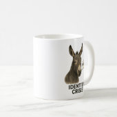 Confused Donkey Mug – “Moo” コーヒーマグカップ (正面右)
