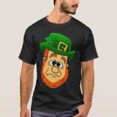 Confused Leprechaun  St Patrick's Day Shamrock Tシャツ (正面)