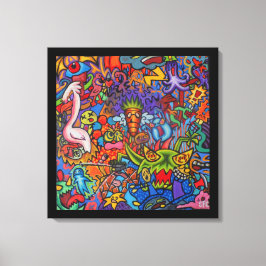 Confusion By Squid Fear City (2.5) キャンバスプリント