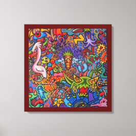 Confusion By Squid Fear City (2.5) キャンバスプリント