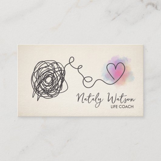 Confusion to Clarity Path Mental Health Therapist 名刺 (正面)