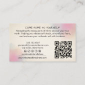 Confusion to Clarity Path Mental Health Therapist 名刺 (裏面)