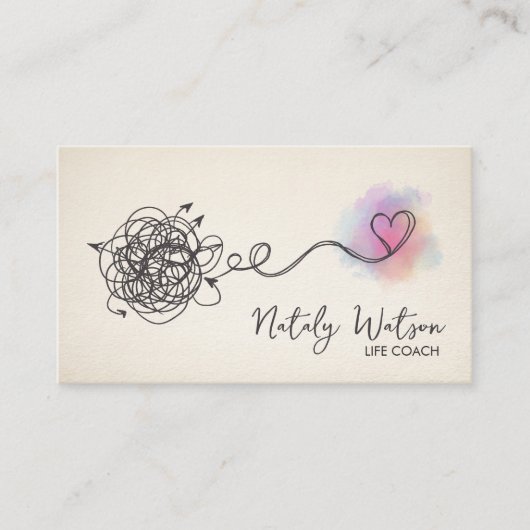 Confusion to Clarity Path Mental Health Therapist 名刺 (正面)