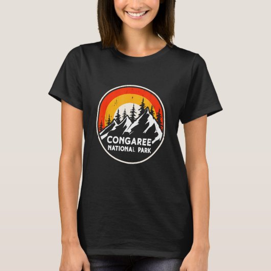 Congaree National Park Mountain Camping South Caro Tシャツ (正面)
