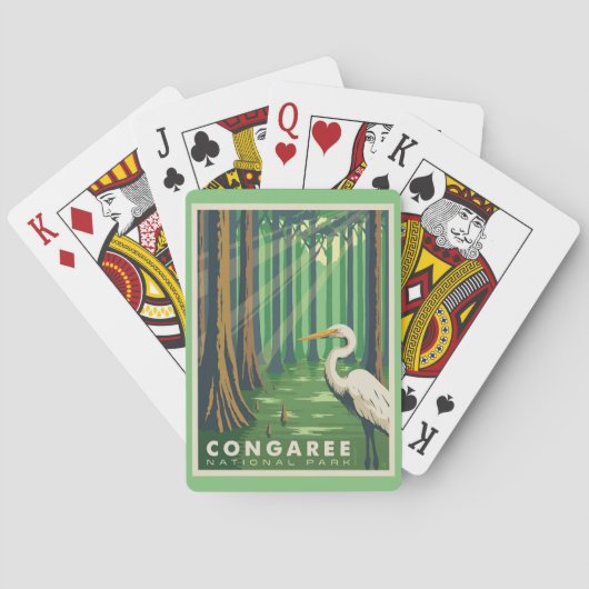 Congaree National Park SC Playing Cards トランプ (裏面)