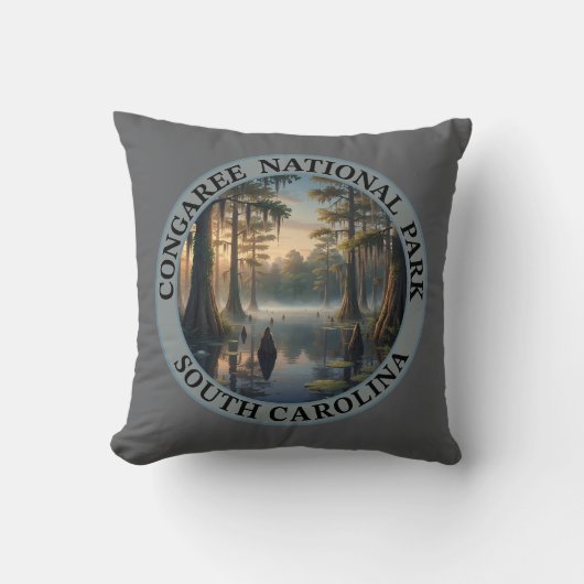 Congaree National Park South Carolina クッション (正面)