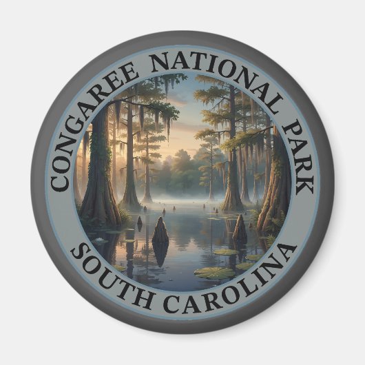 Congaree National Park South Carolina マグネット (正面)