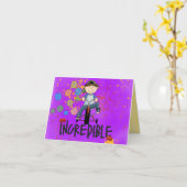 congatulationsの採用カード カード (黄色い花)