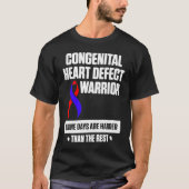 Congenital Heart Disease Defect Survivor Harder CH Tシャツ (正面)