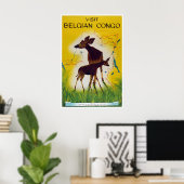 Congo Art Africa Travel Poster African Print ポスター (ホームオフィス)