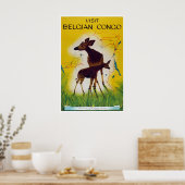 Congo Art Africa Travel Poster African Print ポスター (キッチン)