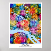  Congo City Map ポスター (正面)