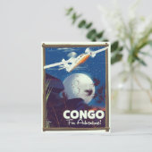 Congo For Adventure!旅行ポスター ポストカード (スタンド正面)