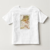 CongoPanoramic MapCongo トドラーTシャツ (正面)