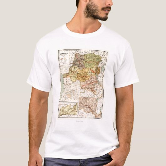 CongoPanoramic MapCongo Tシャツ (正面)