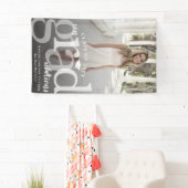 ConGRADrationsはっきりした写真卒業 横断幕 (インサイチュ)