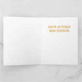 ConGRADrulations卒業式折り畳みグリーティングカード カード (内部)