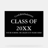 ConGRADrulations アクリルサイン (正面)