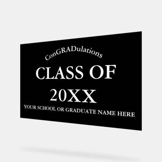 ConGRADrulations アクリルサイン (傾斜)