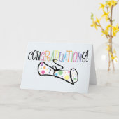 CONGRADUATIONS! カード (黄色い花)