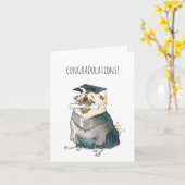 ConGRADulationsは卒業カードを使用します カード (黄色い花)