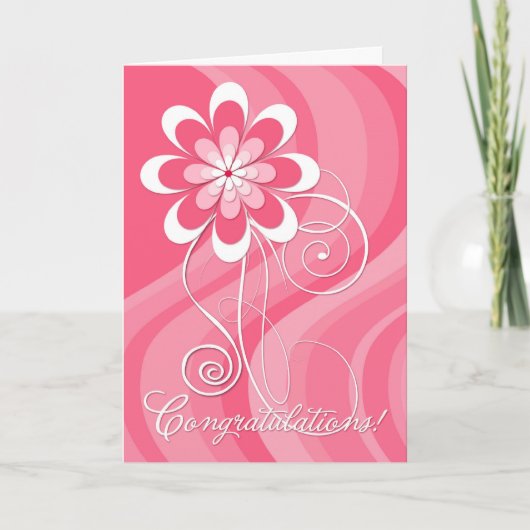 Congradulations -完了する化学療法 カード (正面)