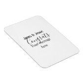 Congrats add name message wedding newly wed couple マグネット (右側)