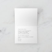 Congrats Dentist Graduation Greeting Card サンキューカード (内部)