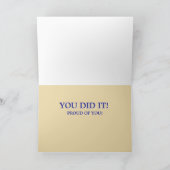Congrats! Doctorate Degree Graduation card サンキューカード (内部)