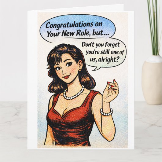 Congrats! Don't forget about us! サンキューカード (正面)