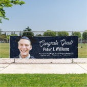 Congrats Grad Computer Binary Language Background 横断幕 (インサイチュ)