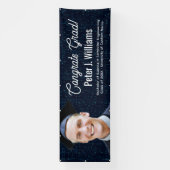 Congrats Grad Computer Binary Language Background 横断幕 (縦)