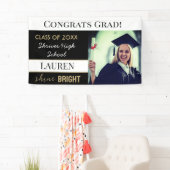 Congrats Grad! Custom Graduation Banner 横断幕 (インサイチュ)