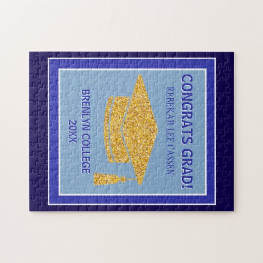 CONGRATS Grad! Fun Gift  ジグソーパズル (横)