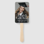 Congrats Grad Graduate Photo Graduation ハンドファン (裏面)