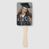 Congrats Grad Graduate Photo Graduation ハンドファン (正面)