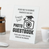 Congrats Grad Graduation Photo Guest Book 台座サイン (インサイチュ)