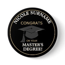 Congrats Grad! Master's degree custom