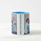 Congrats Graduate Modern Simple Custom Photo Mug  マグカップ (中央)